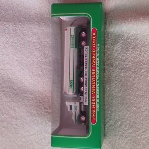 1998 Hess Miniature Tanker Truck